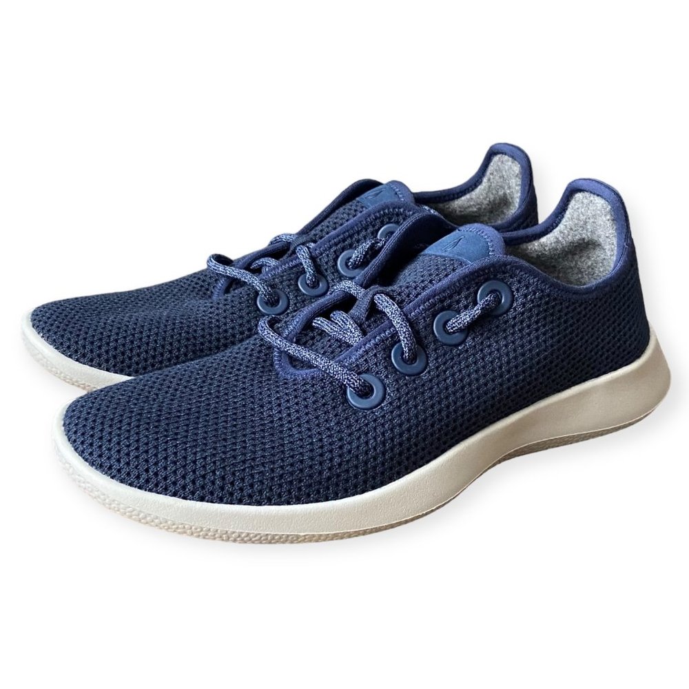 Allbirds Women's Tree Runners Navy/White Sole Women's 9